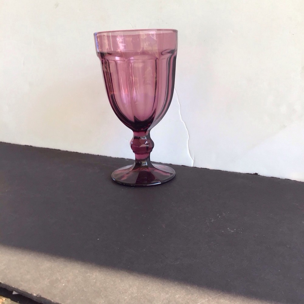 Viking Arlington Amethyst Purple Iced Tea Glass 14oz 7” Tall