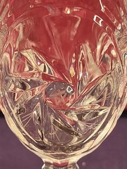 Kristal Zajecar Wine Glasses Set of 4 Pinwheel & Star Cut Pattern