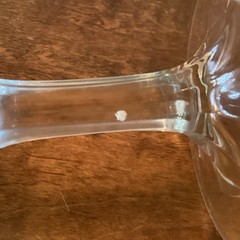 Gillinder & Sons Clear Glass 1870s “Stippled Star” Goblet EAPG 6”