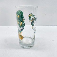 Vtg Indiana Glass Tumbler 12 Days of Christmas Day 3 -Three French Hens
