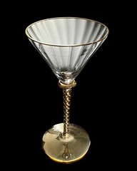 Ultra Large Bella Lux Glasses Wedding Toast Martini Cosmo Wine Optic Paneled