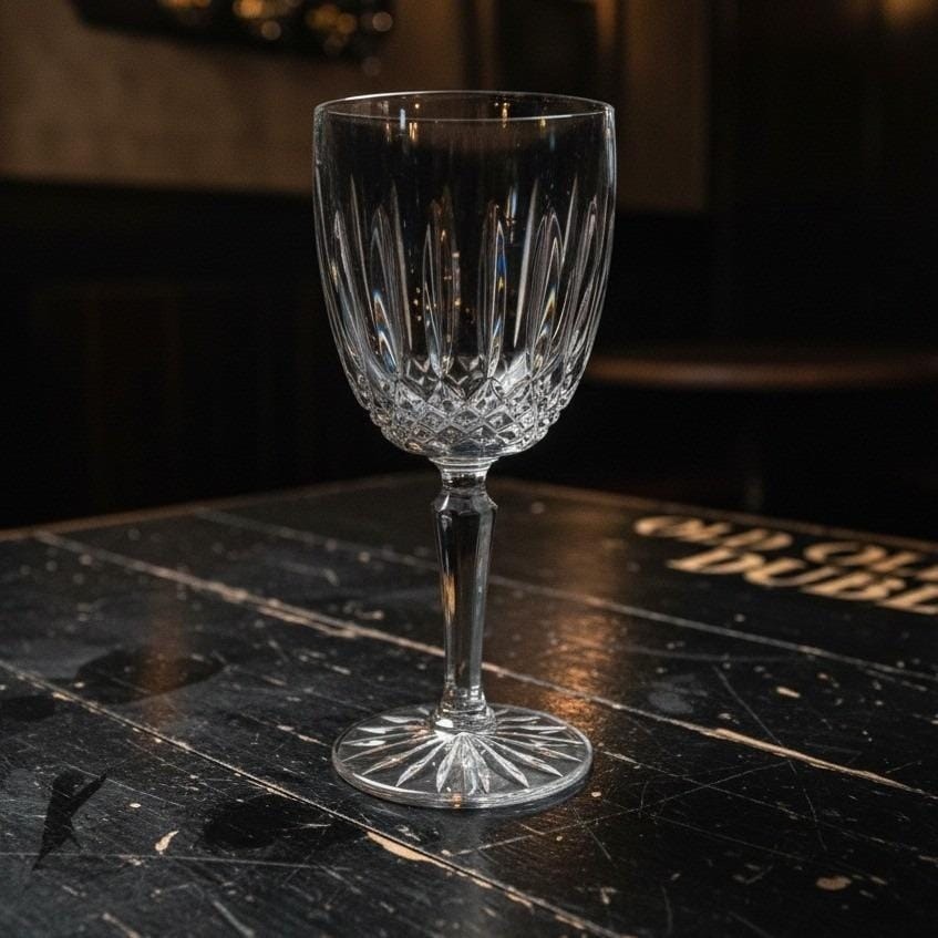 VTG Mikasa Old Dublin Crystal Wine Glass Goblet 6 1/2″ 8 oz
