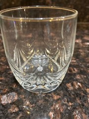 Cristal d’Arques Crystal Premiere Ovation Pattern Whiskey Low Ball Set of 4