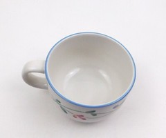 Allegro Stoneware Hearthside Cup Coffee Tea Flowers Vine Vintage