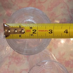 Vintage Cut Glass Tumblers Set Of 3