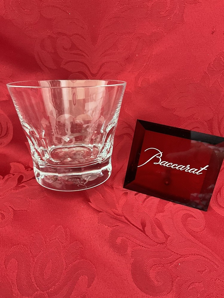 NEW FLAWLESS Glass BACCARAT France Crystal BIBA DOF DOUBLE OLD FASHION TUMBLER