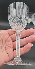 Cristal D’Arques Constance Plain Wine Glasses set of 4-8 oz 6 5/8″
