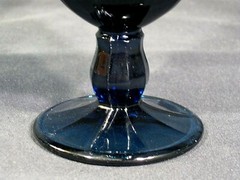 Noritake Provincial Colonial Dark Blue Iced Tea Glasses Set of 4