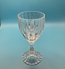 Mikasa Park Lane Full Lead Crystal Glasses SN101/003 Set of 8 NOS In 2 Boxes
