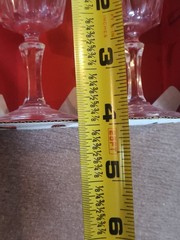 VTG Cristal D’Arques Durand Versailles Cordial Liqueur Glasses Set of 6 NOS Box