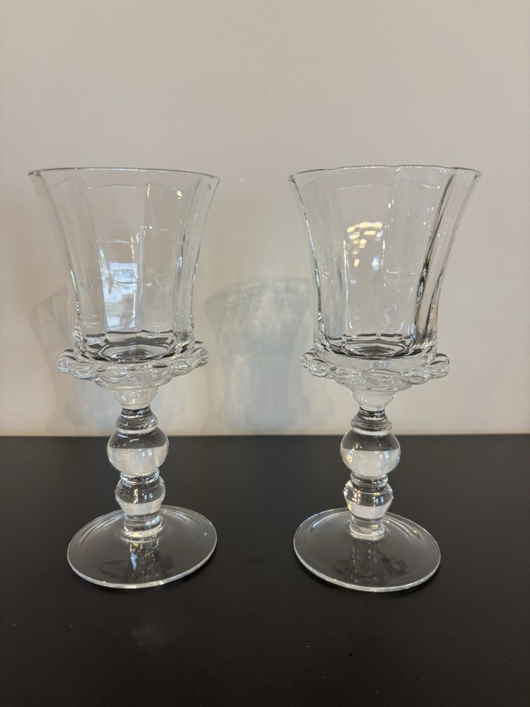 Wine Glasses Southern Living At Home® Emerson- 8” Tall – Set of 2 EUC