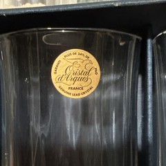 Longchamp Cristal D’arques Tumblers 11 1/4 oz Crystal 4 Piece Made In France