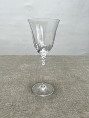 Vintage Mikasa Sonnet Wine Glass 90s Crystal Optic Stemware Discontinued