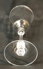 Heisey #5025 Stem Water Goblet Glasses TYROLEAN RIBBED PATTERN SET OF 6
