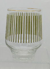 Vintage MCM Set of 4, Textured Tumblers, Rocks Glasses, Barware, RARE! 60s-70s