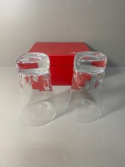 Baccarat 2452 Glass 2 Customers Unused with Box Collectible