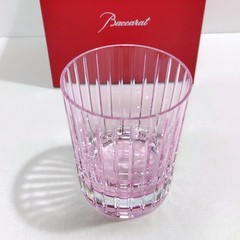 Harmony Tumbler Baccarat Pastel Glass Crystal Pink Drinkware Unused w/ Box Rare