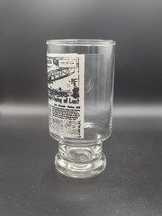 2 Lot-Cleveland Plain Dealer Newspaper Drink Glasses: Lindbergh, Wright Brothers