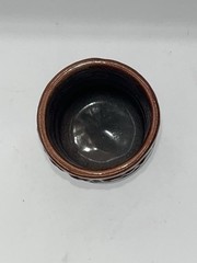 Frankoma Pottery Brown Lord’s Supper Chalice Wine Goblet 7.5″ Tall