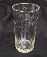 Noritake Sasaki «Bamboo» Crystal Highball Tall Tumbler WATER GLASS 5″ Barware