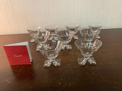 9 Wine Glasses Model Saint Hubert Crystal Baccarat (Price per Unit)