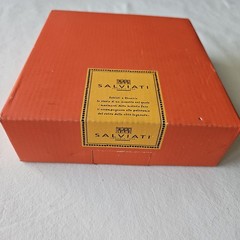 Salviati Venezia Bicchieri da Vodka Set of 6 Murano Shot Glass Box EC 55510