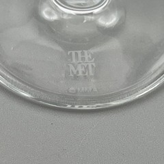 (4)THE MET Metropolitan Museum Of Art Crystal Stem Champagne Flutes Mint 9 1/2”