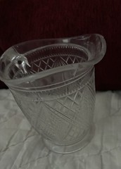 3 Piece Set Of Vintage Sunk Diamond And Lattice Depression Glass