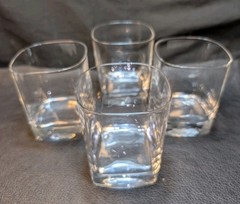 Vintage Luigi Bormioli Strauss Lowball Set of 4