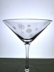 Orrefors Sno – Martini Glass, 6 1/2”