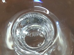 Vintage Webb Corbett Inverness Cut Crystal Sherry Glasses Set x4 Made In England