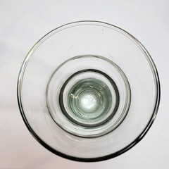 Vintage 2 Libbey Saturn Optic Ripple Smoke Gray Glass Tumblers High Ball 12 oz