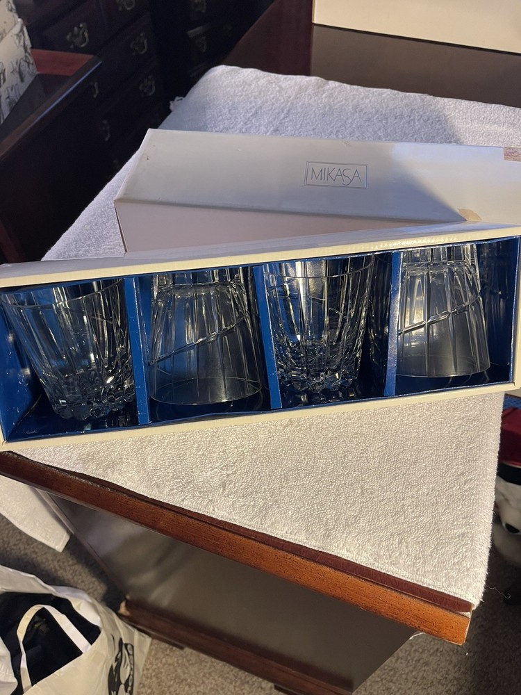 Set of 4 – Mikasa “Northern Lights” Double Old Fashioned