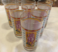 6 Libbey 123 KENTUCKY DERBY May 3, 1997 Official Drinking Glasses Tumblers 5-1/4
