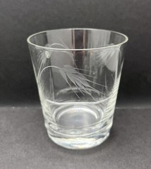Sasaki Etched Crystal Glassware 1950s Wheat Pattern Choice of Style Replacement