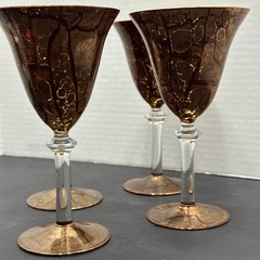 4 Rimmington Vian Goblets Hand Made In England