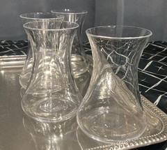 Turkish Tea Glasses 3.7/8” Tall 5.5 oz