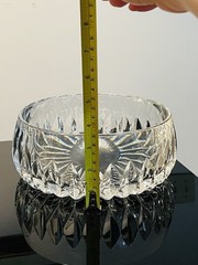 VTG Centerpiece Crystal Gorham Full Lead Crystal Bowl Germany Discontinued 7.5”