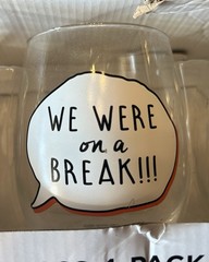 Friends TV Series Decorated Glass Tumblers 4-Piece Set, 21 oz, Hand Wash