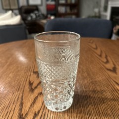 Wexford Anchor Hocking Pressed Glass Vintage 5.5″ Tumbler Flat