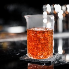 2 Pack Vintage Crystal Cocktail Mixing Glasses – 22 Oz Weighted Pitcher for Whis