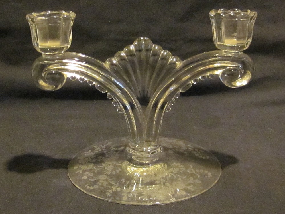 Tiffin Springtime 2-Lite Candlesticks (2)