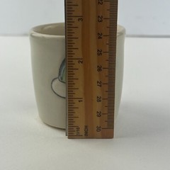 Barbara Donovan Studio Pottery Cup Artisan Handmade Caticorn Sipper RainbowCloud