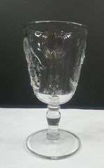 Opera / Actress, Goblet, Adams & Co, c 1880’s, Clear, USA, EAPG, ExCd