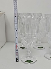 Set Of 7 Shannon Crystal Sutton Place Iced Beverage Glasses 15 Oz Missing 1