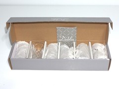 GODINGER SHANNON CRYSTAL DUBLIN (25653) VODKA SHOOTERS – SET OF 6 – NEW