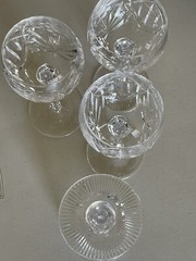 4 BAYEL “ PARIS ROSE” WINE CRYSTAL GLASSES 7,75” 8 OZ FRANCE