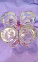 4 Libbey Royal Norfolk Crisa Pumpkins Fall Harvest Hball/Tumbler Glasses 16 Oz