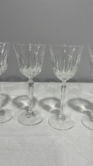 Mikasa Crystal Interlude Park Avenue 8″ Wine Glasses Goblets Set Of 5