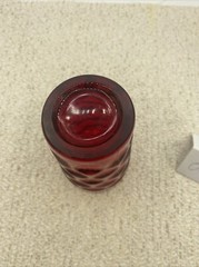Vintage Imperial Glass Provincial Dark Ruby Flat Iced Tea/ Water Glass Tumbler